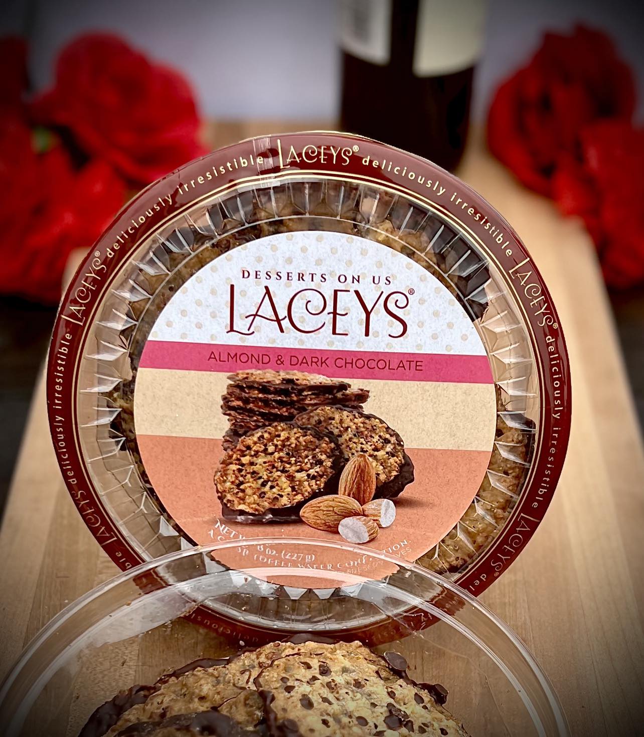 Laceys Cookies! Almond & Dark Chocolate 8 oz