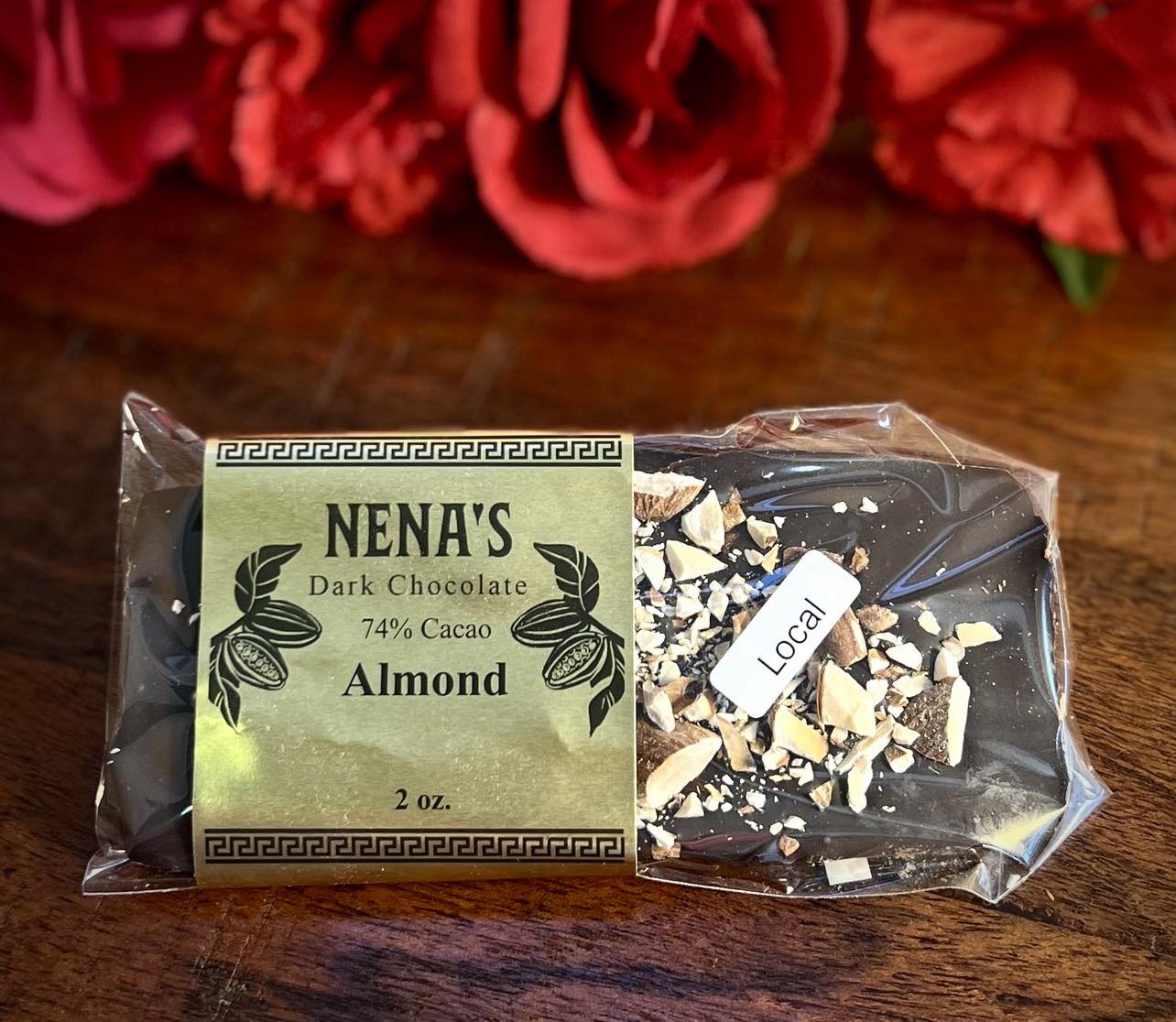 Nena's Dark Chocolate and Almond Bar