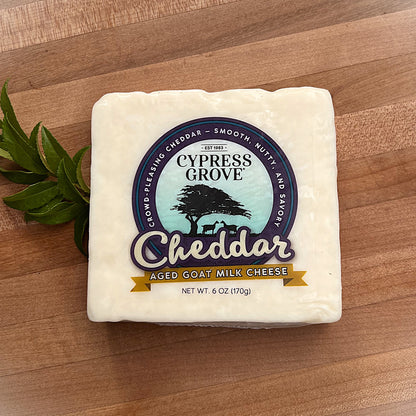 Cypress Grove Aged Cheddar Goat Cheese 6 oz