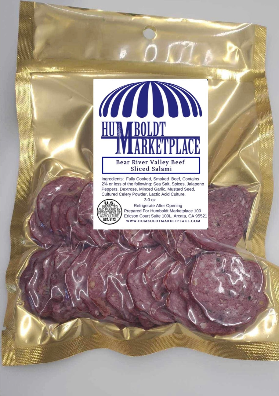 Smoked Sliced Salami by Bear River Valley Beef