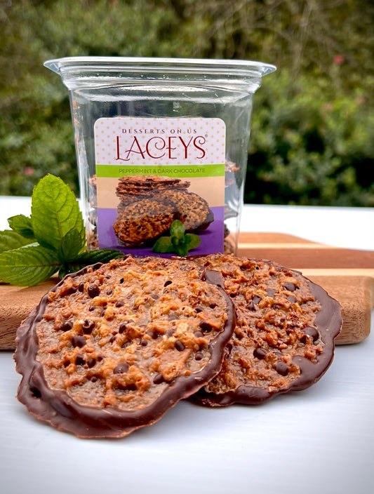Laceys Cookies!  Peppermint & Dark Chocolate (8 oz)