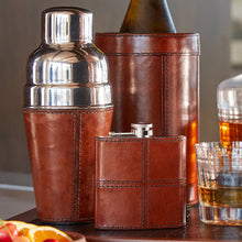 Load image into Gallery viewer, LEATHER BARWARE SET BROWN
