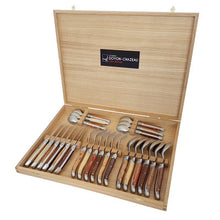 Load image into Gallery viewer, LAGUIOLE FLATWARE MIXED WOOD GOYON-CHAZEAU
