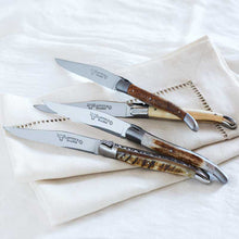 Load image into Gallery viewer, LAGUIOLE EN AUBRAC STEAK KNIVES TEAK BURL
