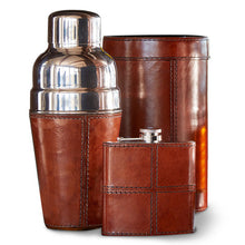 Load image into Gallery viewer, LEATHER BARWARE SET BROWN
